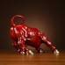 4 sizes Colored Brass Bull statue